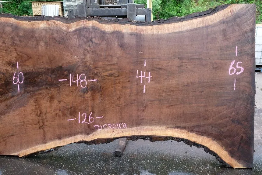 Oregon Black Walnut Slab 061723-05