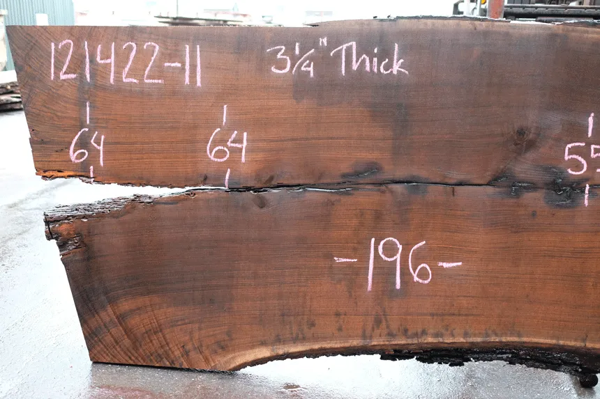 Oregon Black Walnut Slab 121422-11