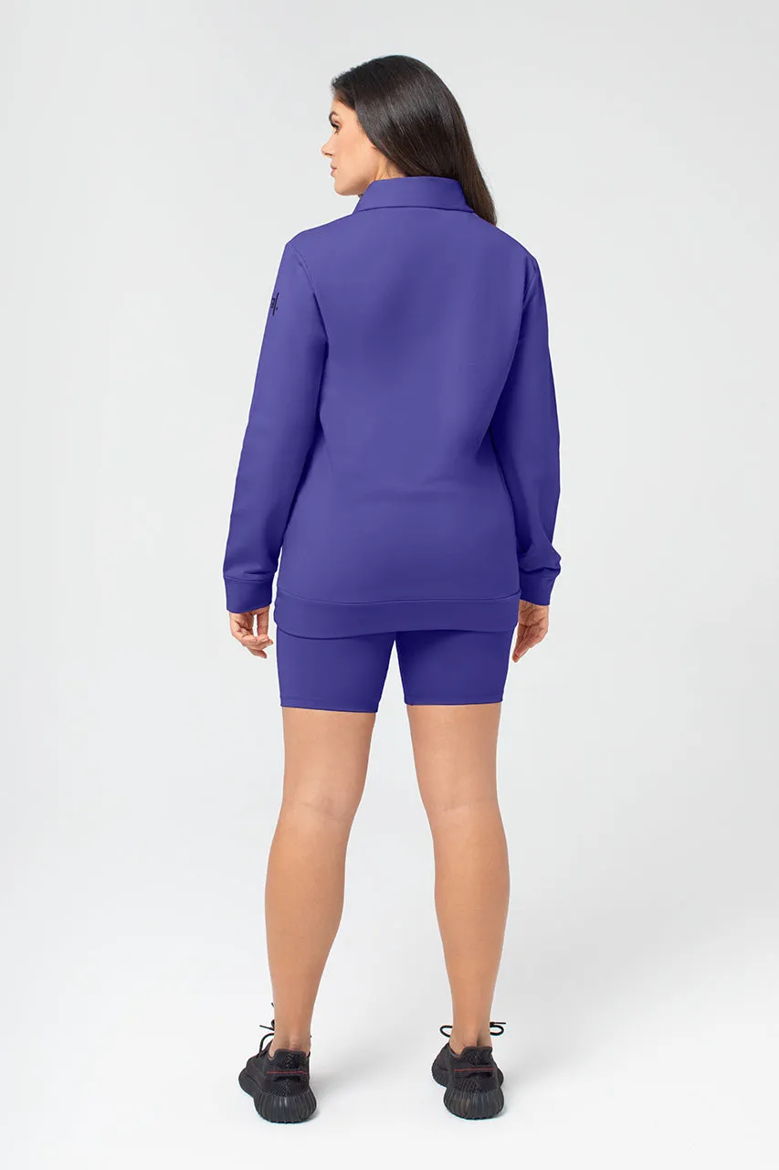 Organic Bamboo Women Cozy Half Zip Slim Fit Jumper