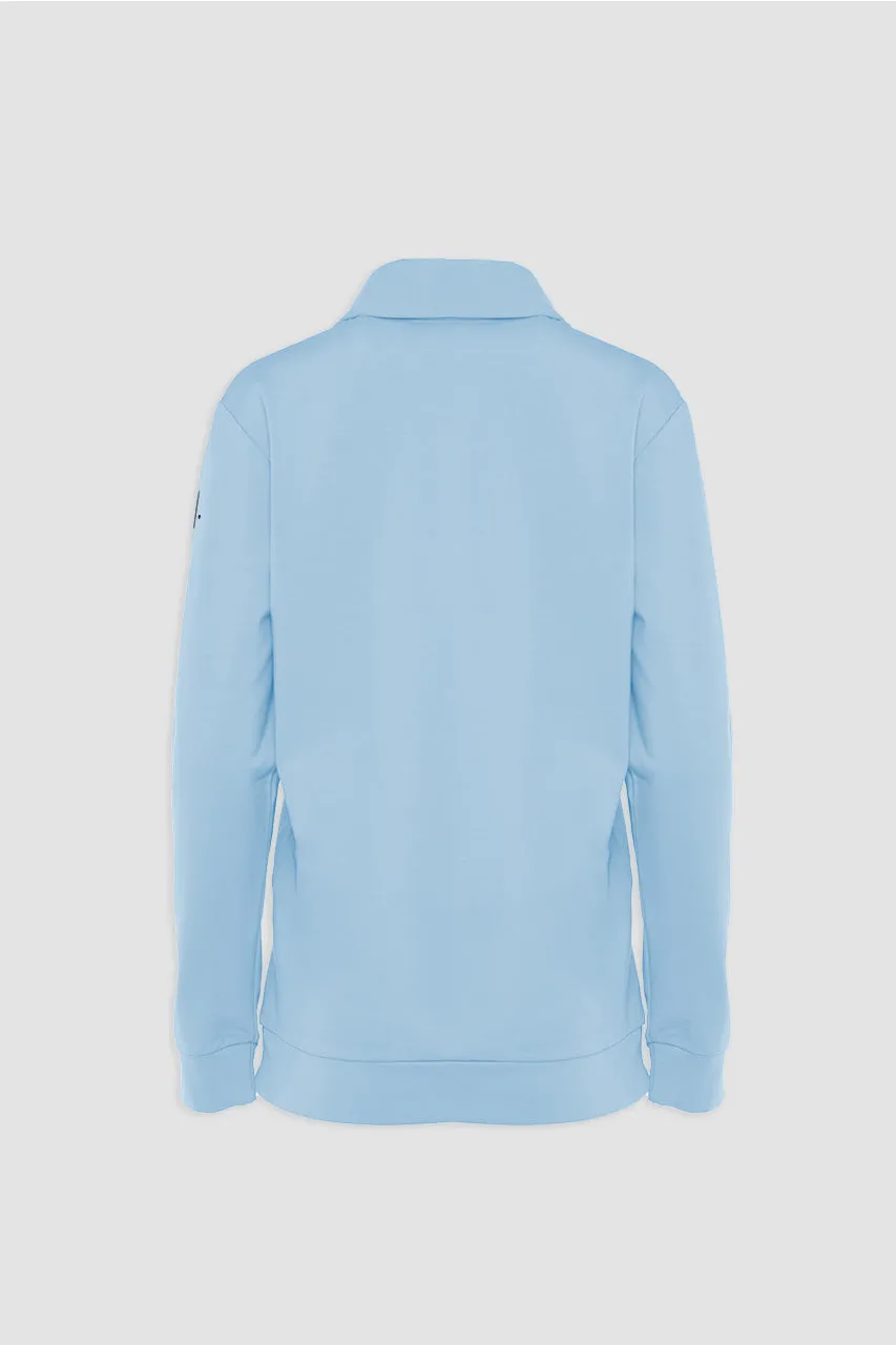 Organic Bamboo Women Cozy Half Zip Slim Fit Jumper