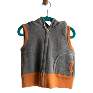 Organic Cotton Sleeveless Hoodie, 12-18m // Mini Mioche