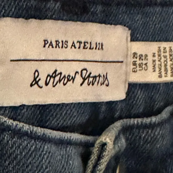 Other‎ Stories Flared Jeans Sz 29 Deep Blue