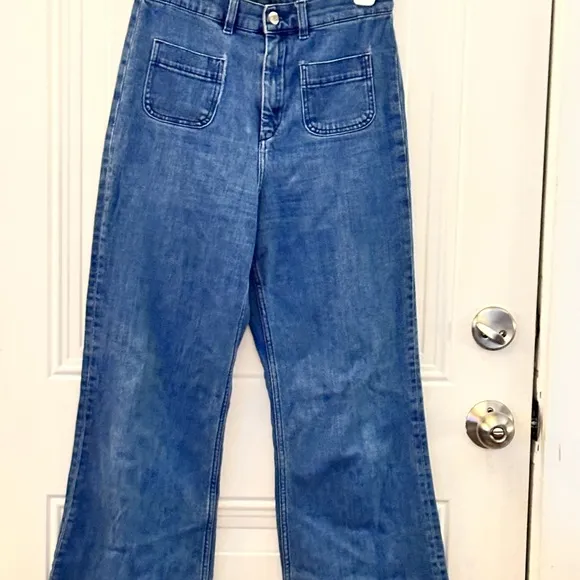 Other‎ Stories Flared Jeans Sz 29 Deep Blue