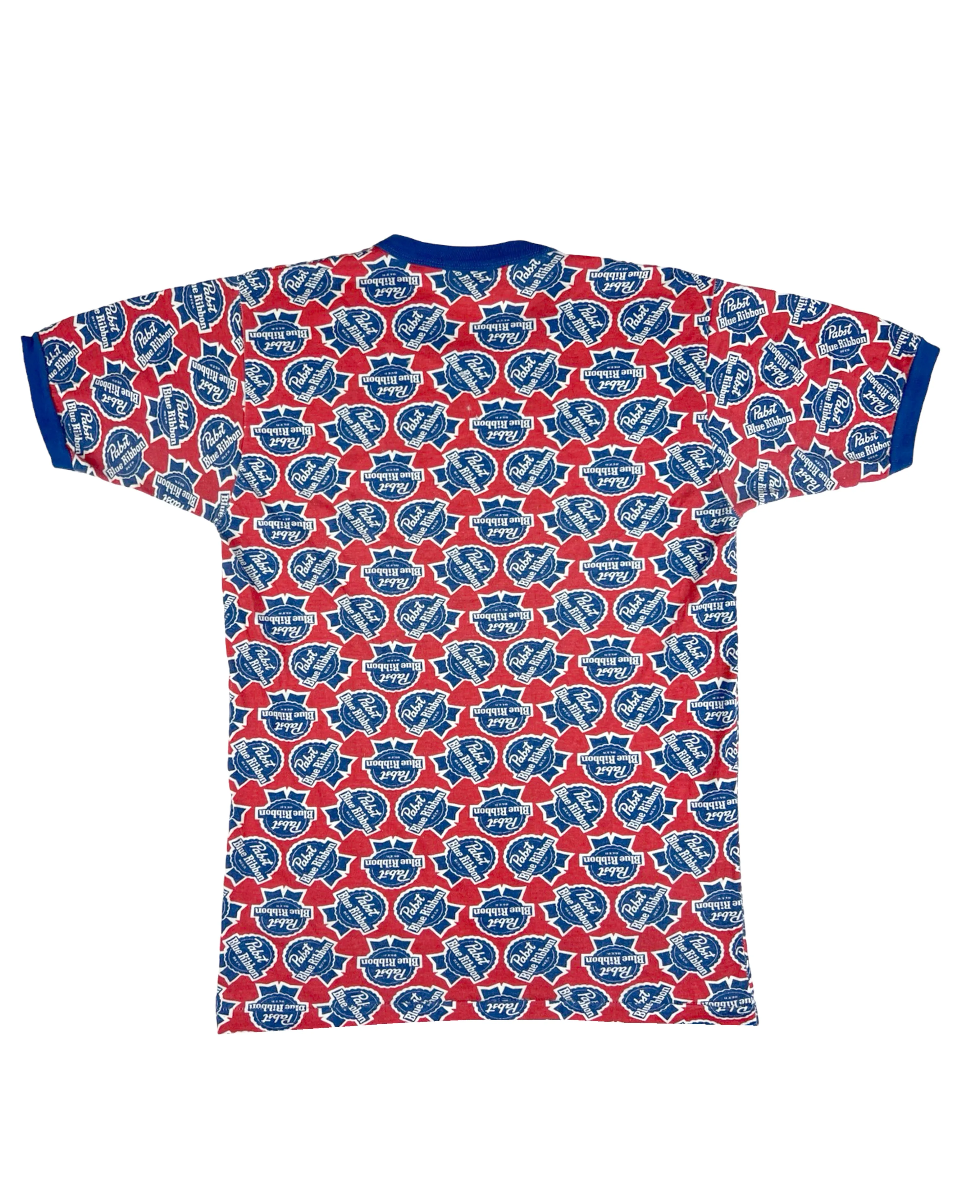 Pabst Blue Ribbon All Over Print Ringer T-Shirt