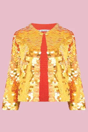 PENNY SEQUIN JACKET - FOX