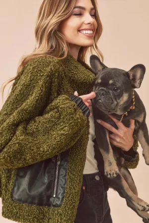 Penny Vegan Sherpa Jacket