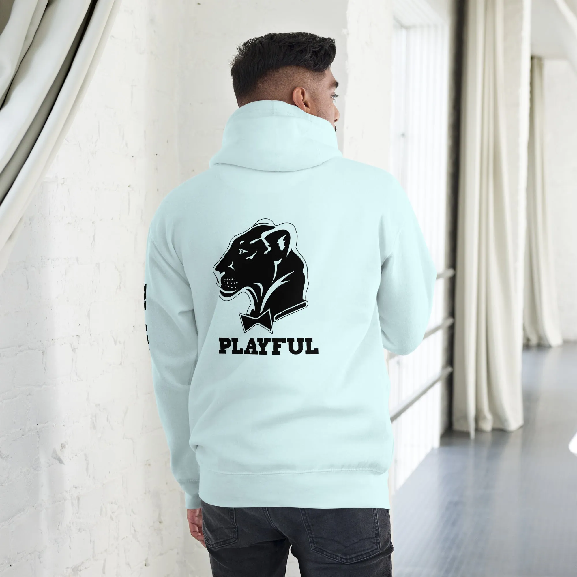 Playful (Unisex) Premium Hoodie (BLK Logo)
