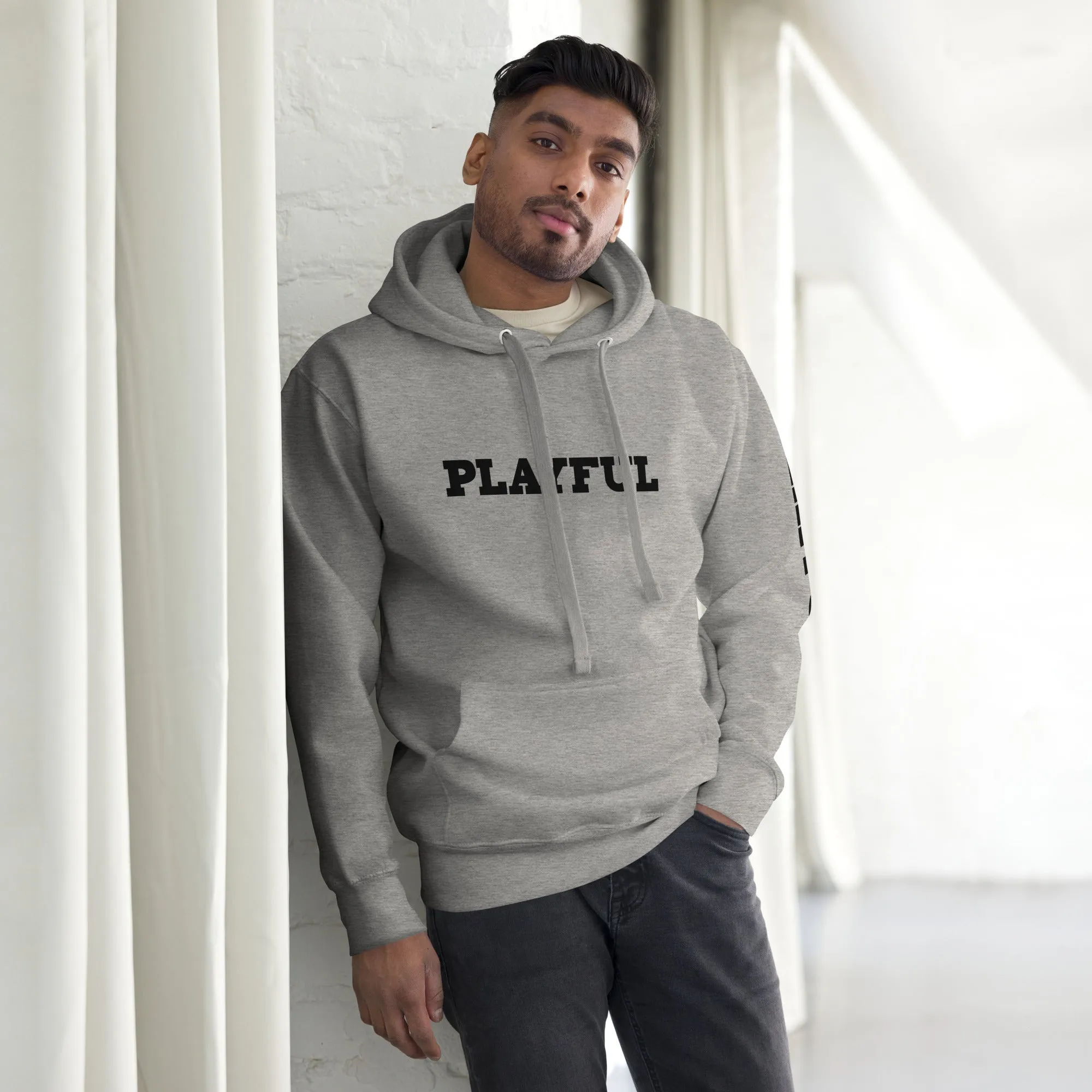 Playful (Unisex) Premium Hoodie (BLK Logo)