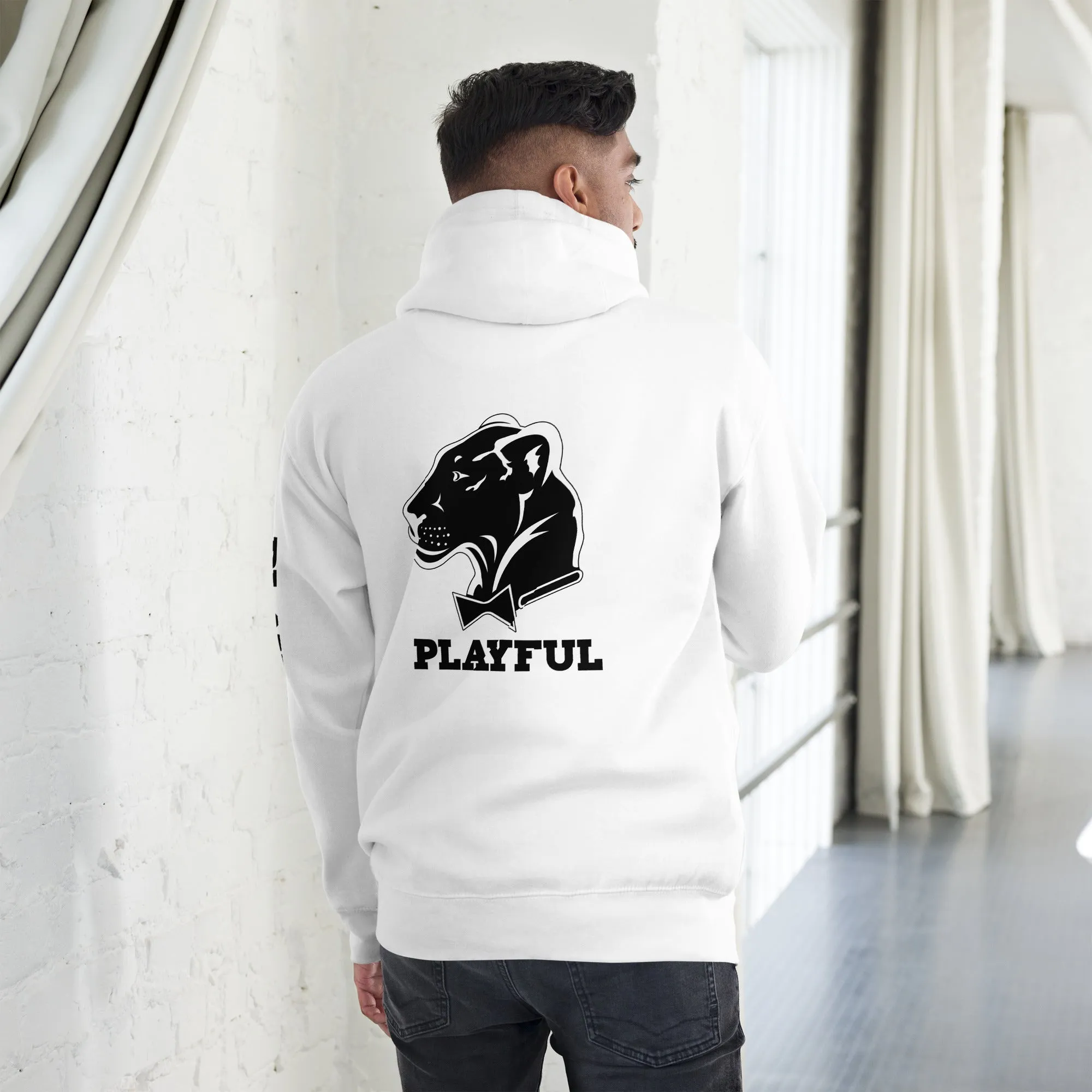 Playful (Unisex) Premium Hoodie (BLK Logo)
