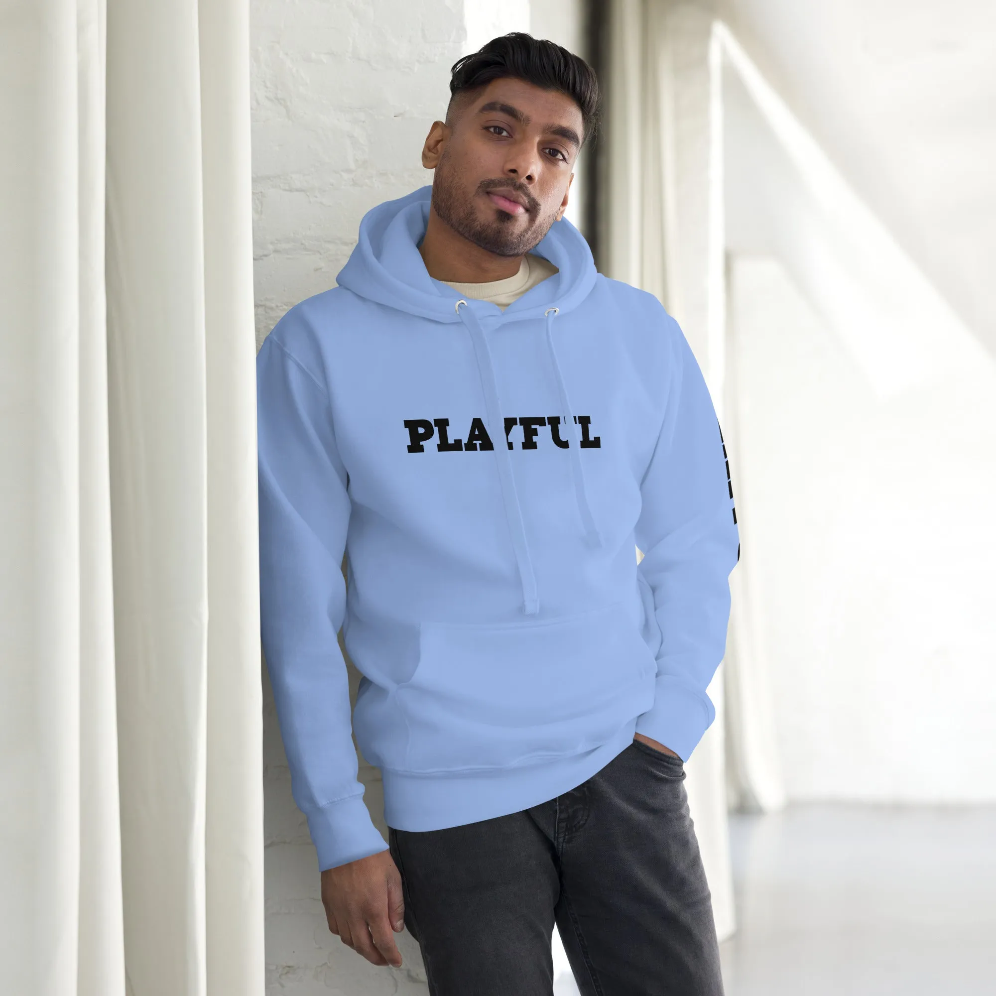 Playful (Unisex) Premium Hoodie (BLK Logo)