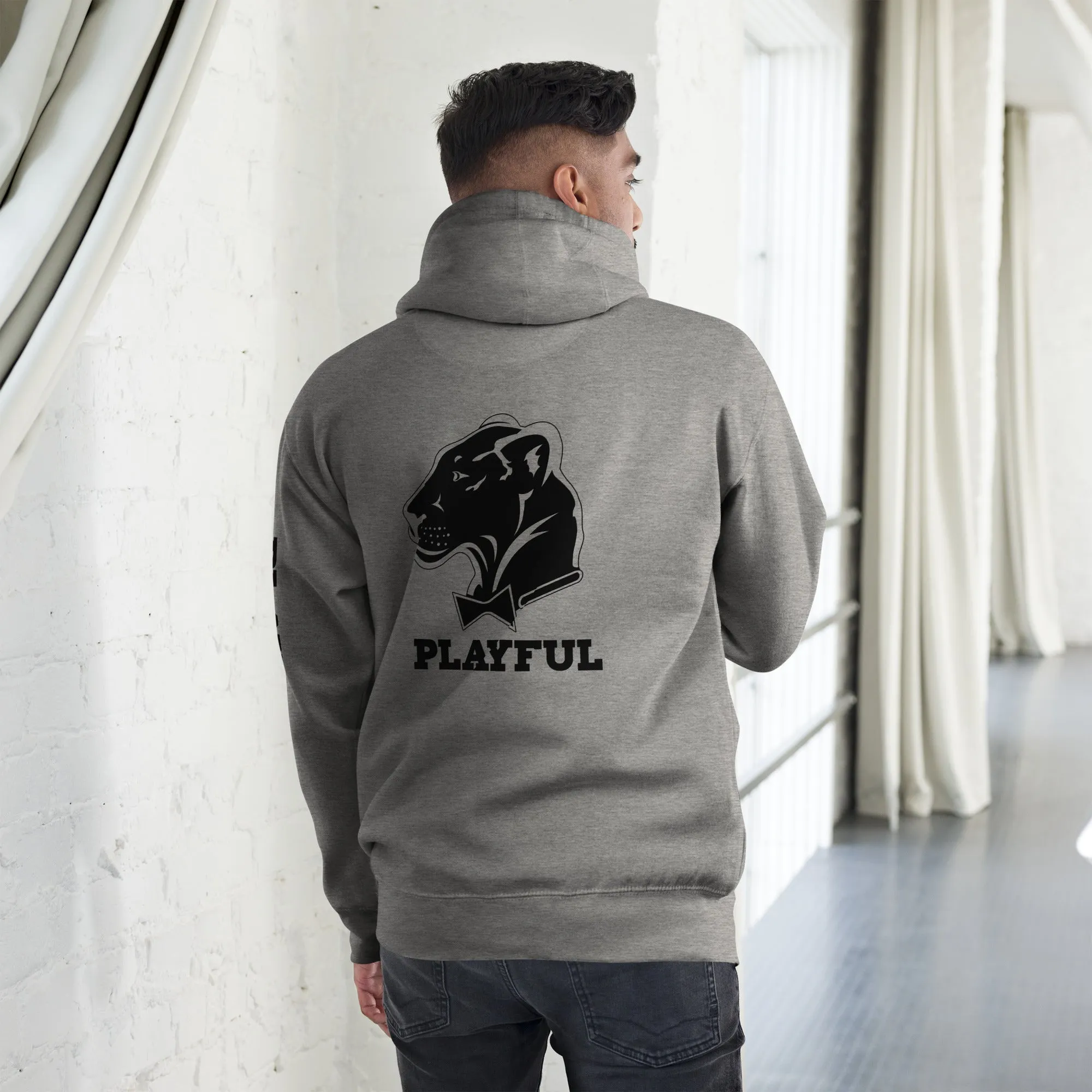 Playful (Unisex) Premium Hoodie (BLK Logo)
