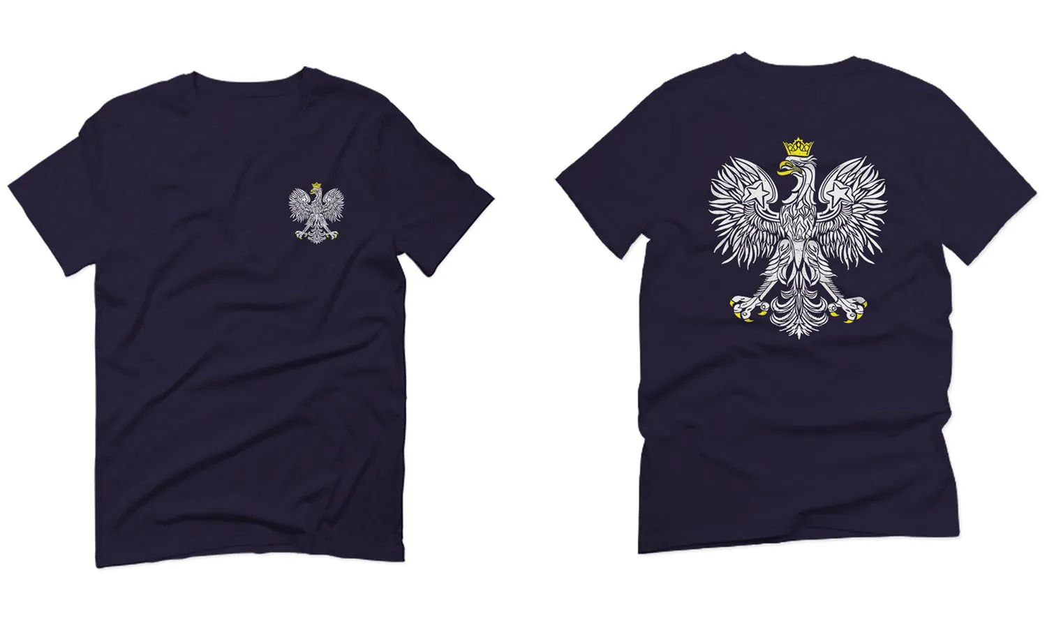 Poland Pride Vintage Style Retro Polish Eagle Flag Polska Soccer For men T Shirt