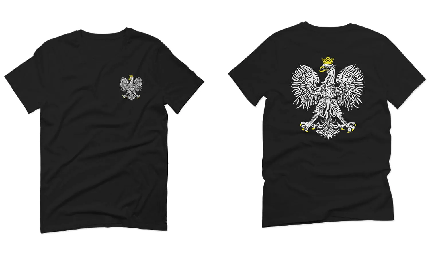 Poland Pride Vintage Style Retro Polish Eagle Flag Polska Soccer For men T Shirt
