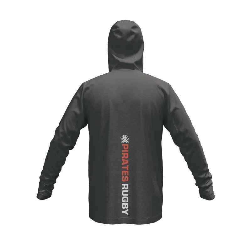 Port Macquarie Pirates Stock Cotton Fleece Hoodie Dark Grey Marle