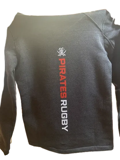 Port Macquarie Pirates Stock Cotton Fleece Hoodie Dark Grey Marle