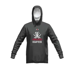 Port Macquarie Pirates Stock Cotton Fleece Hoodie Dark Grey Marle