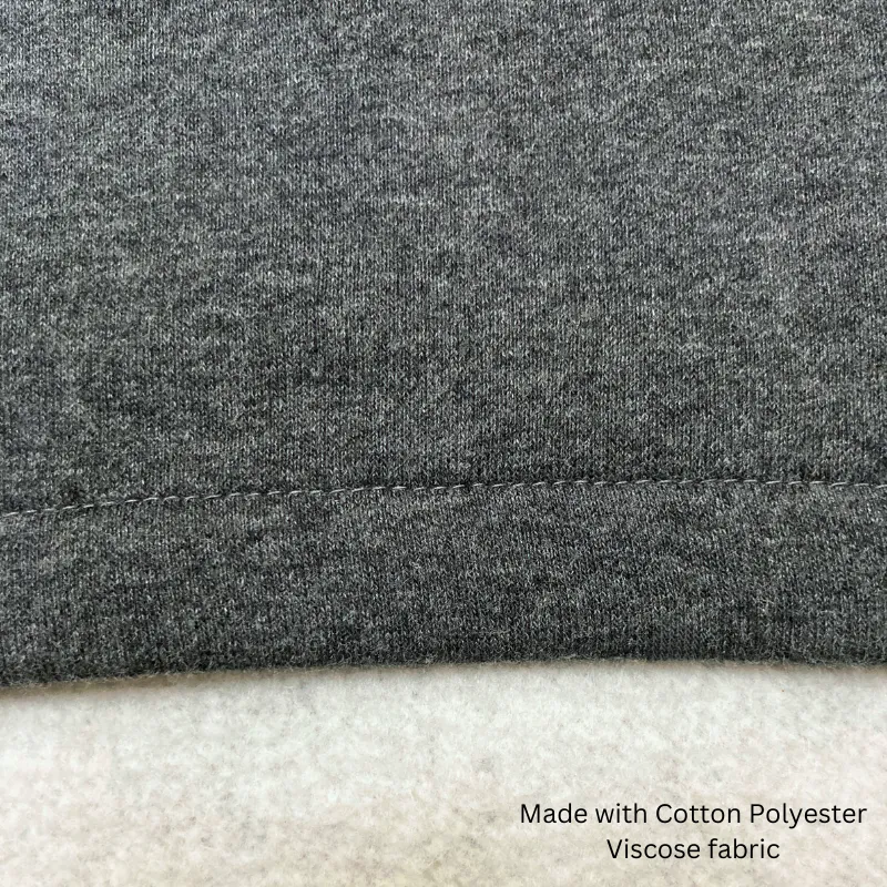 Port Pirates Stock Cotton Fleece Hoodie Dark Grey Marle