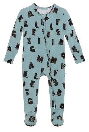 Posh Peanut Alpha Footie with Zipper