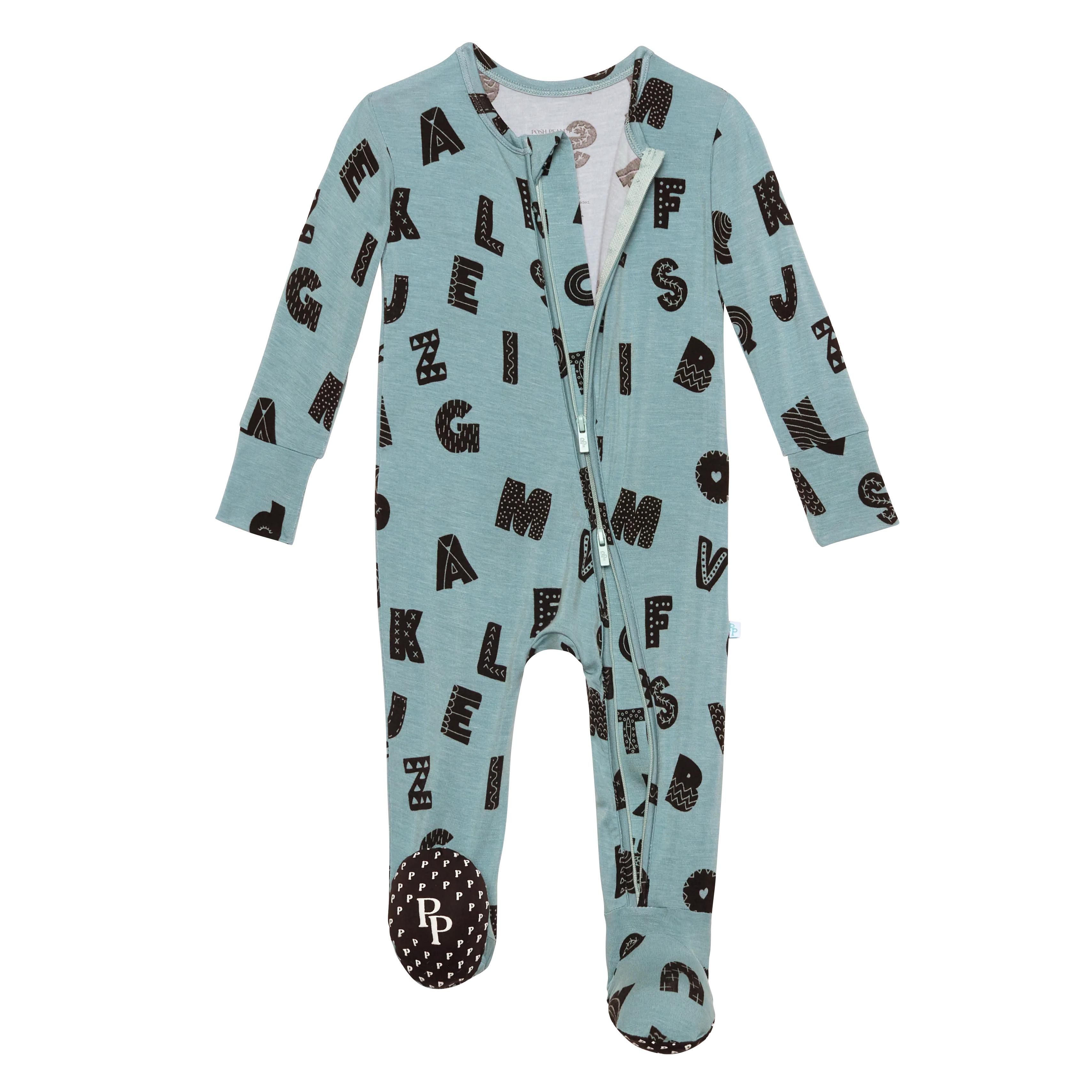 Posh Peanut Alpha Footie with Zipper