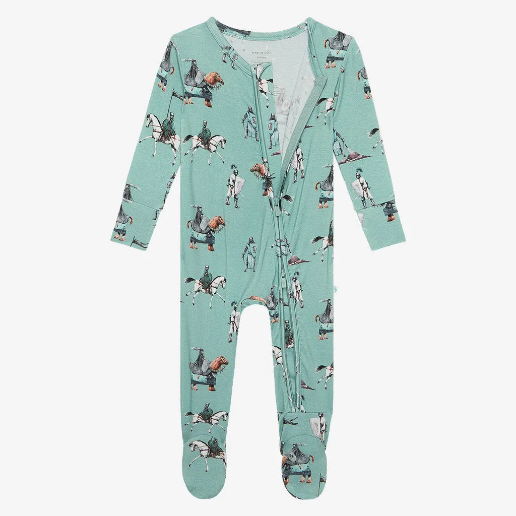 Posh Peanut Wallace Zippered Footie