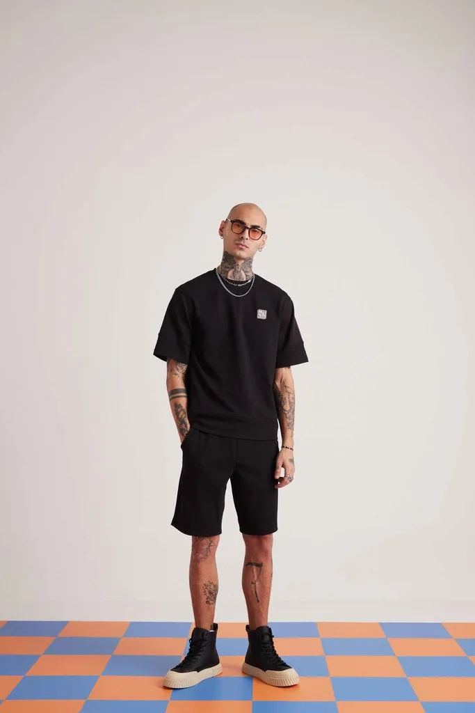 Power Waffle Tee - Black