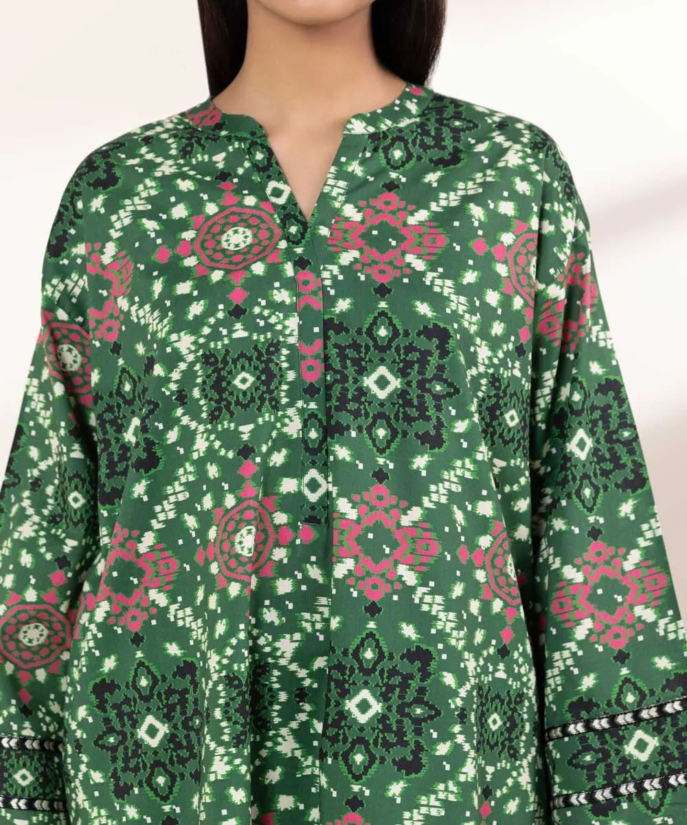 Printed Cotton Viscose Shirt