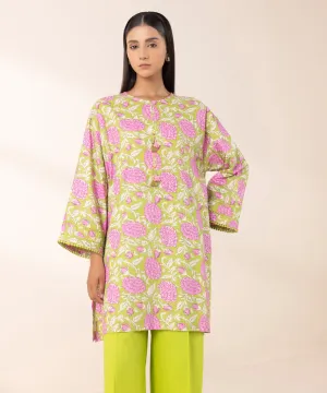 Printed Crosshatch Shirt