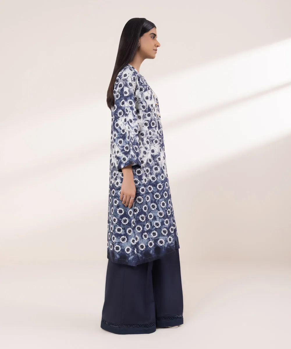 Printed Light Khaddar Shirt