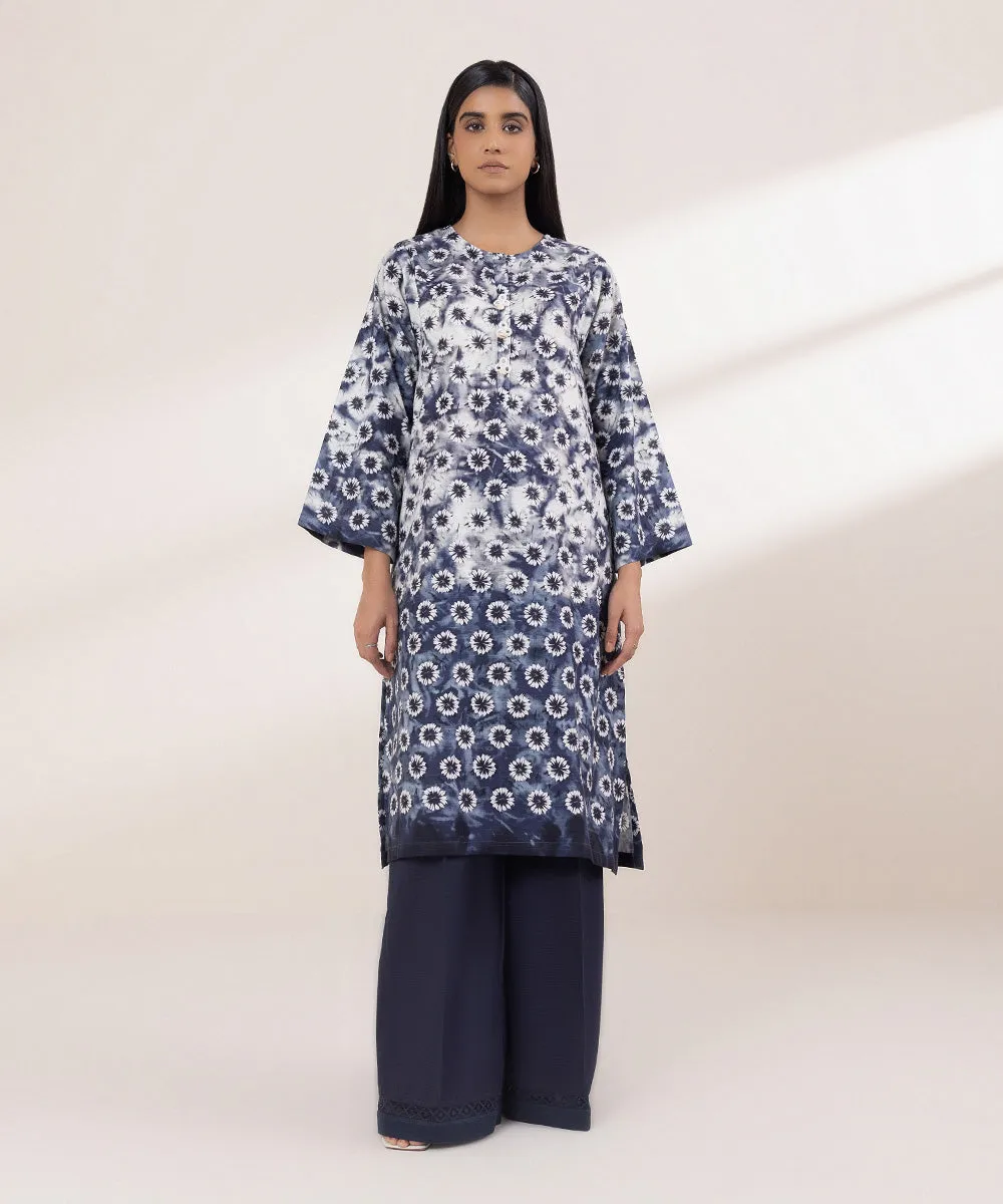 Printed Light Khaddar Shirt