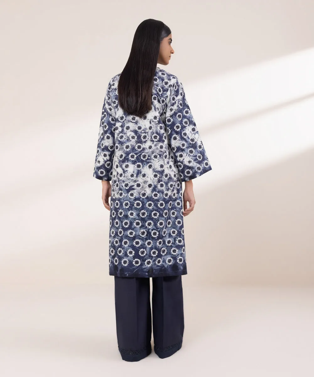 Printed Light Khaddar Shirt