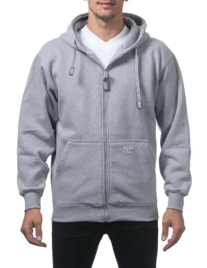 Pro Club Heavyweight Full Zip Fleece Hoodie - GRAY