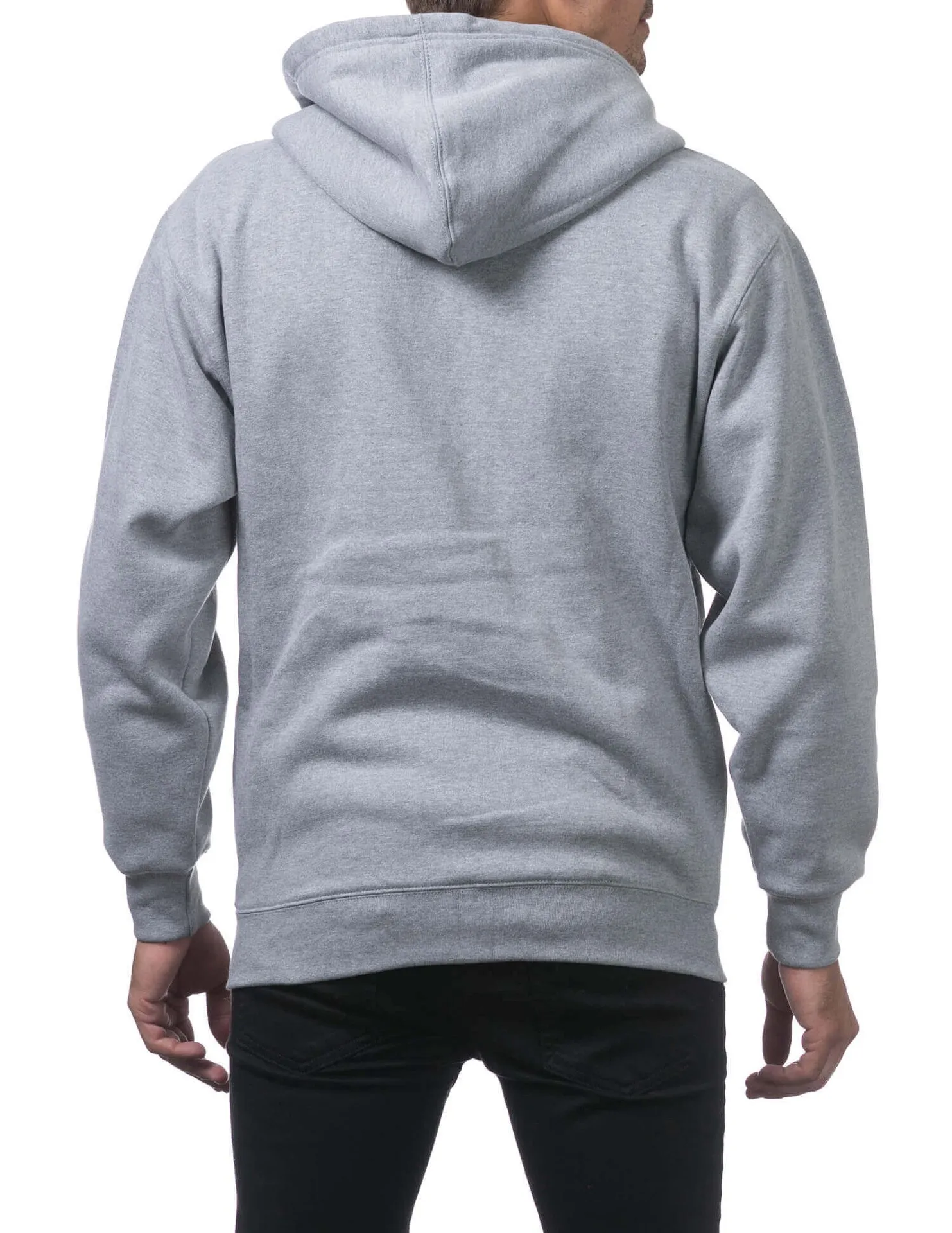 Pro Club Heavyweight Full Zip Fleece Hoodie - GRAY