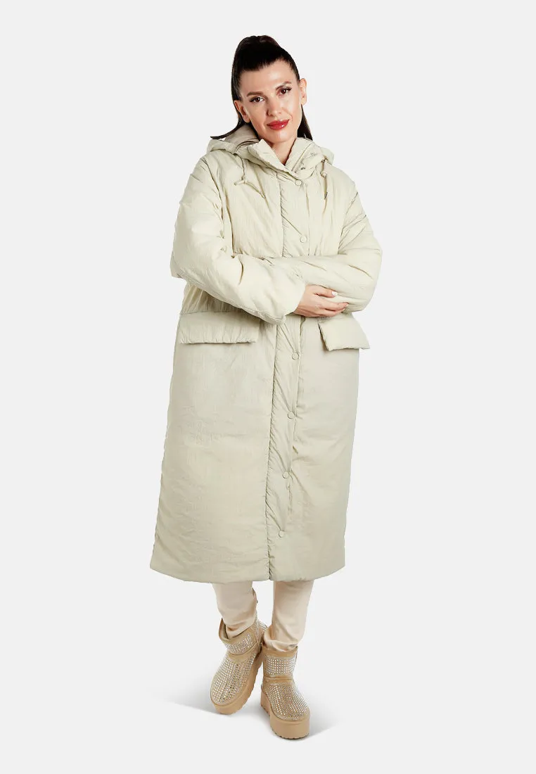 Puffer Trench Coat By RUW