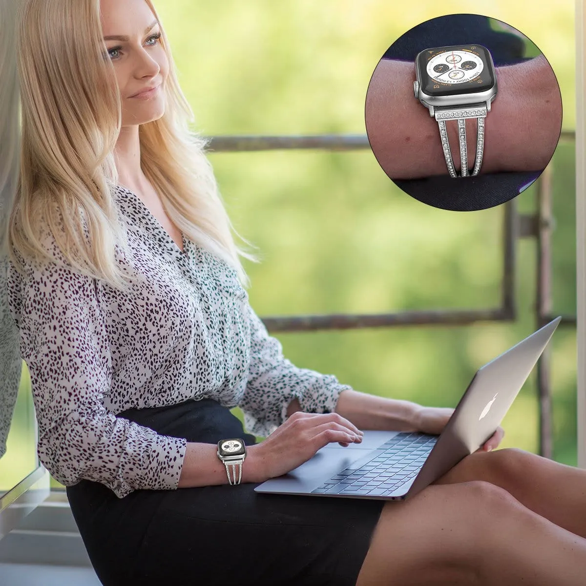 Pulsera Diamond Bracelet Compatible With Apple Watch