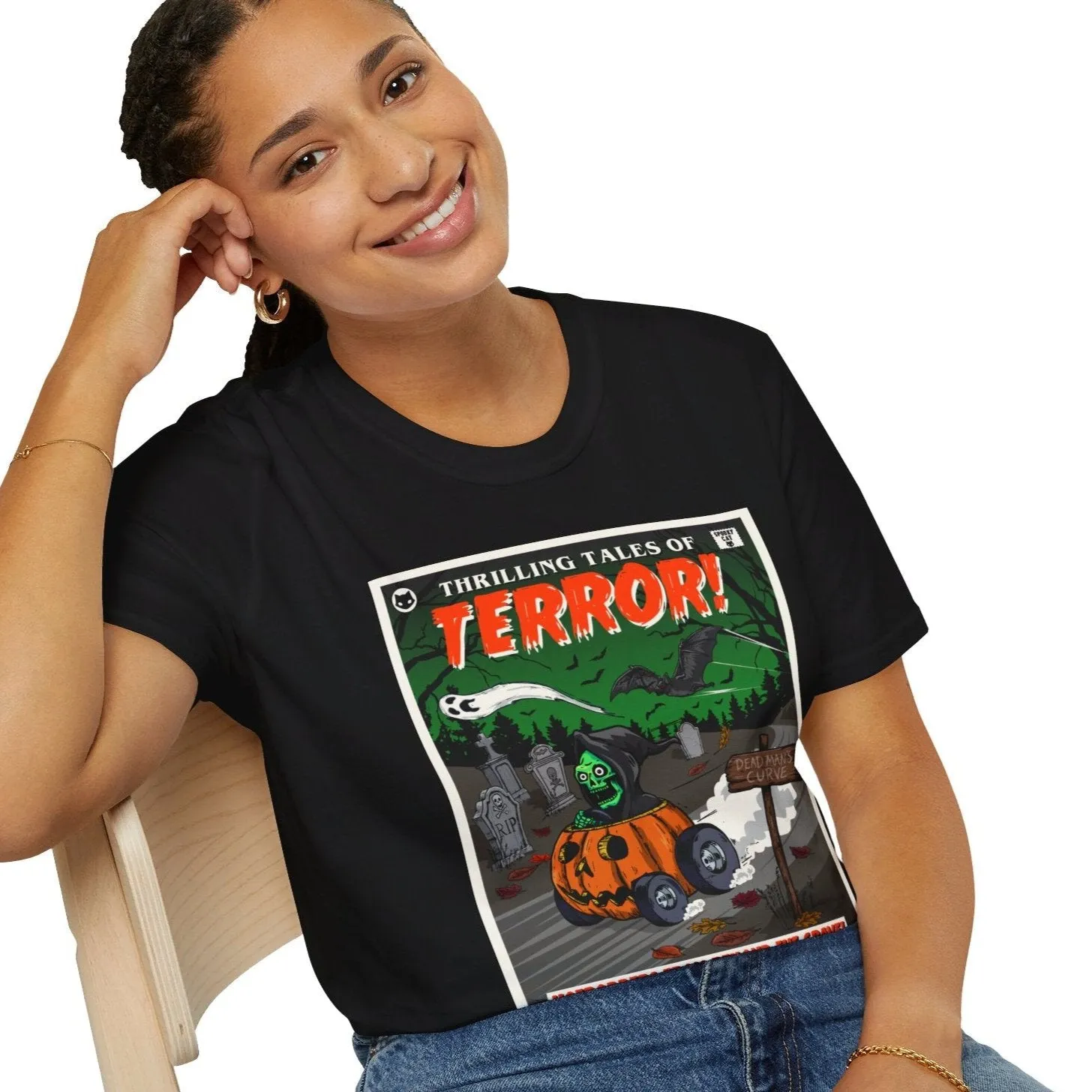 Pumpkin Reaper Comic T-Shirt
