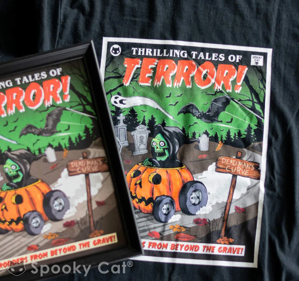 Pumpkin Reaper Comic T-Shirt