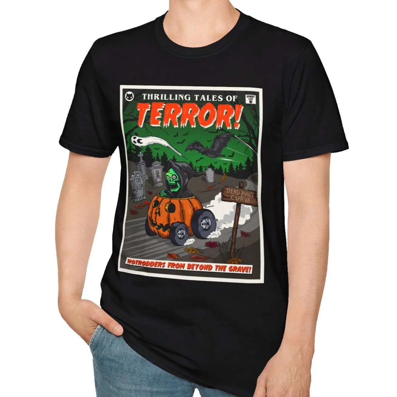 Pumpkin Reaper Comic T-Shirt
