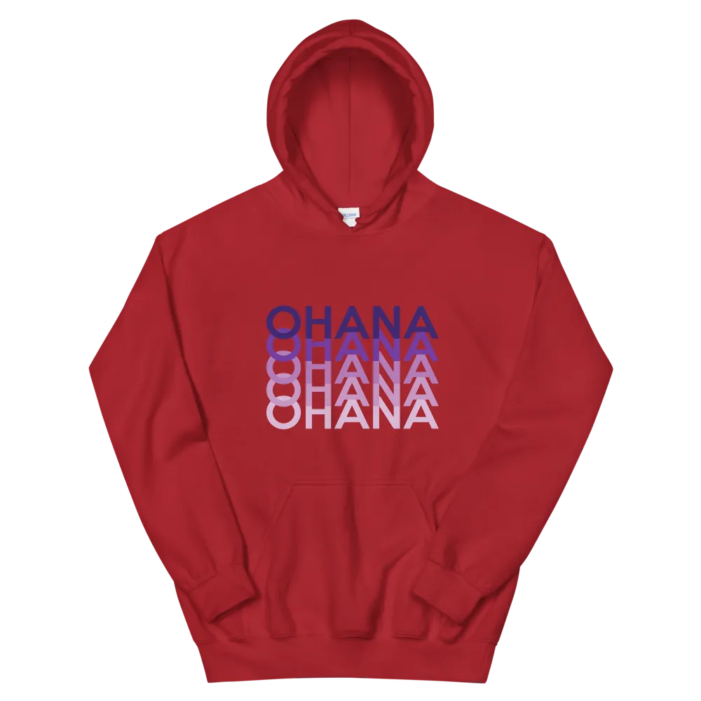 Purple Ohana Repeat *ADULT HOODIE*
