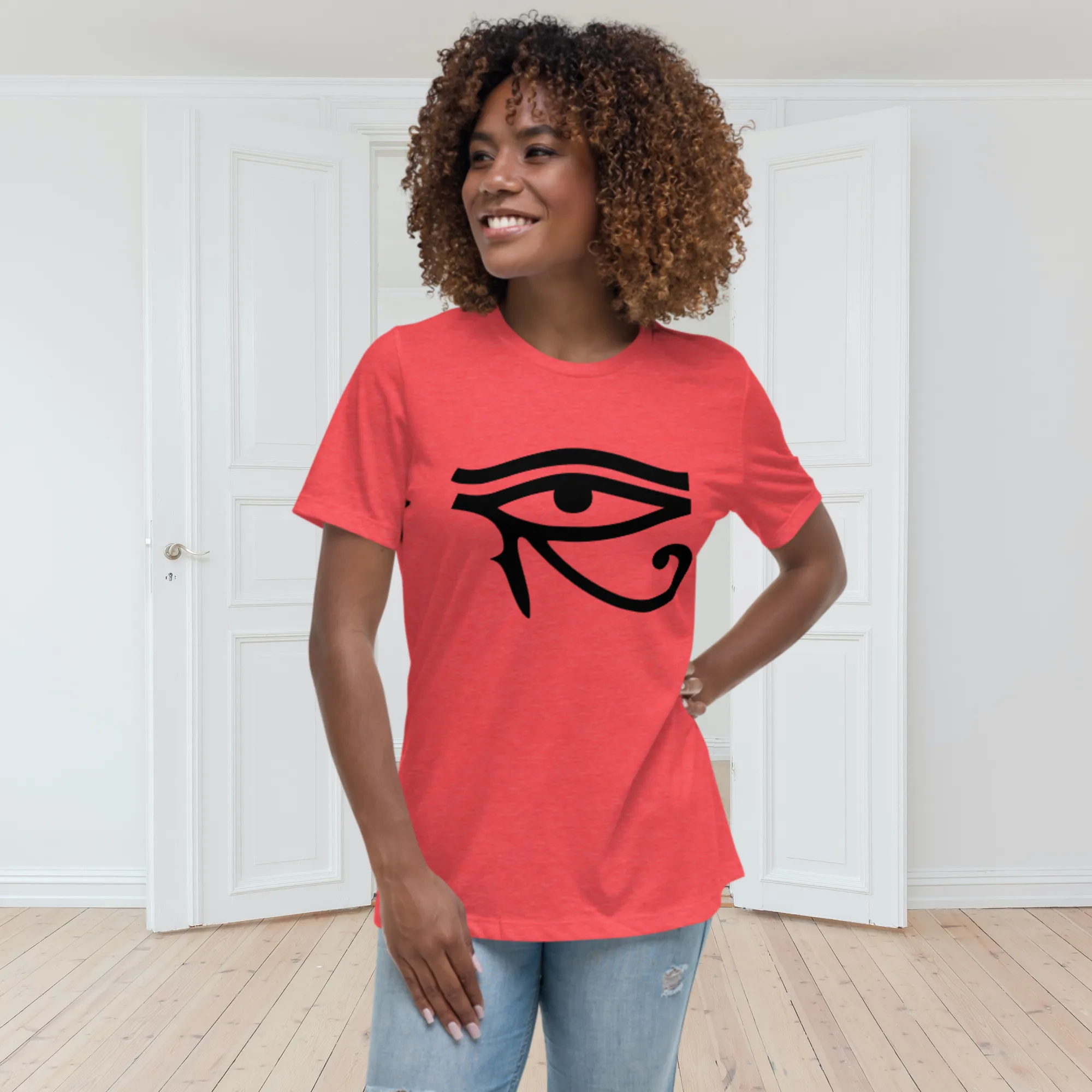 "EYE OF HORUS" Women's Relaxed T-Shirt
