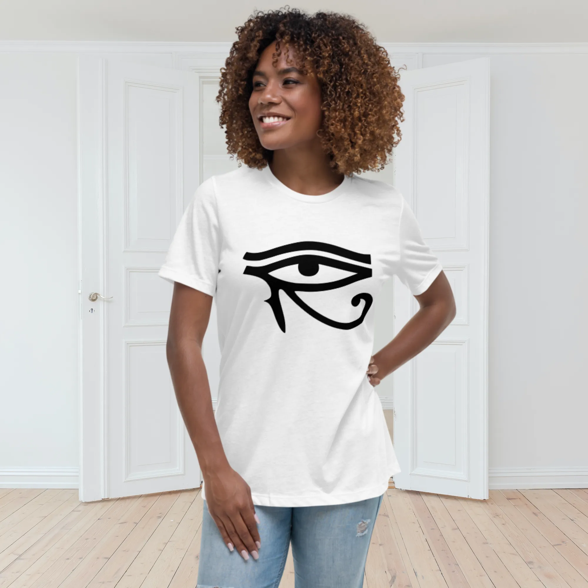 "EYE OF HORUS" Women's Relaxed T-Shirt