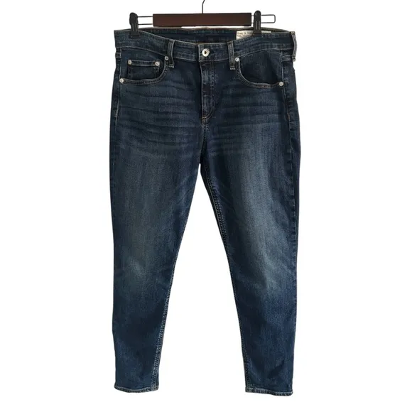 Rag &amp; Bone Cate Mid-rise Ankle Skinny Jeans 32