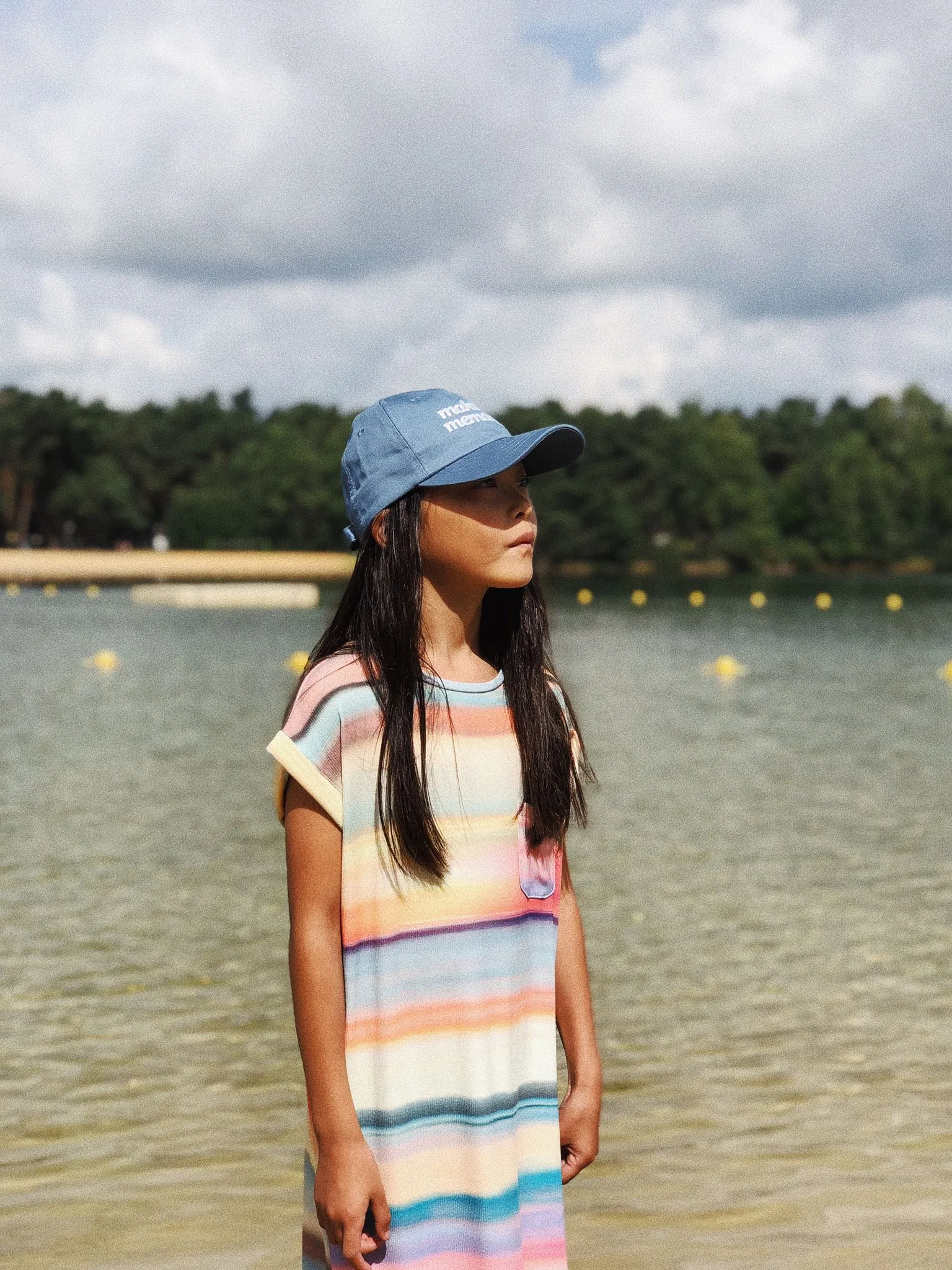 RAINBOW RIB BOXY DRESS