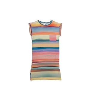 RAINBOW RIB BOXY DRESS