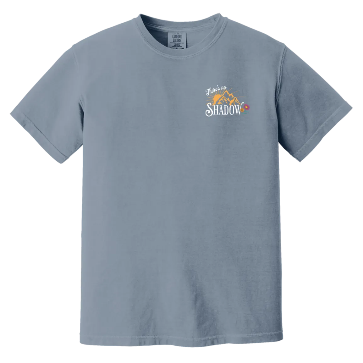 Reckless Love Flower Tee Front & Back- Christian Worship - Comfort Colors
