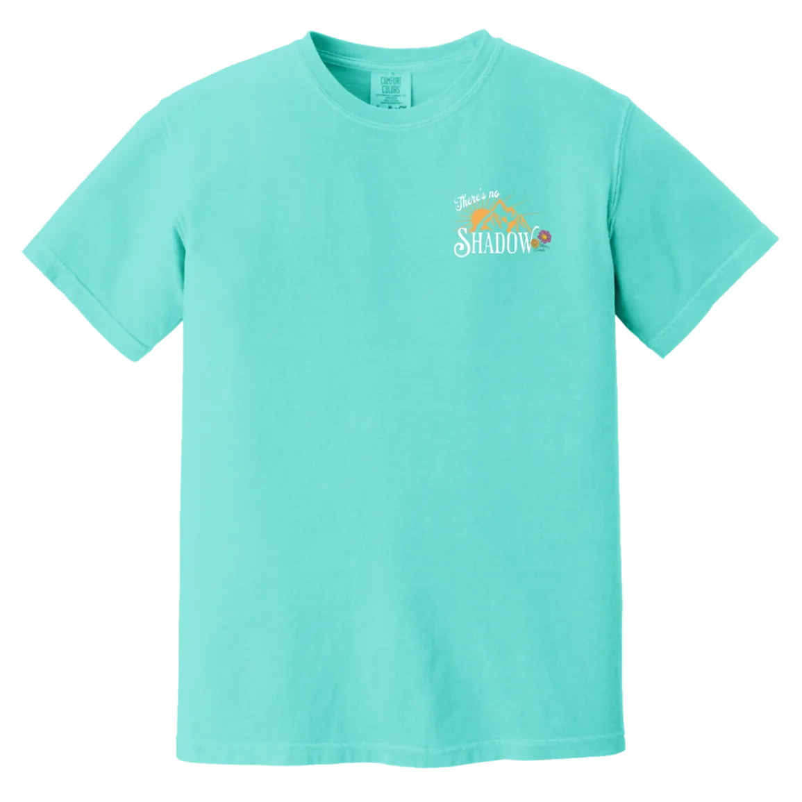 Reckless Love Flower Tee Front & Back- Christian Worship - Comfort Colors