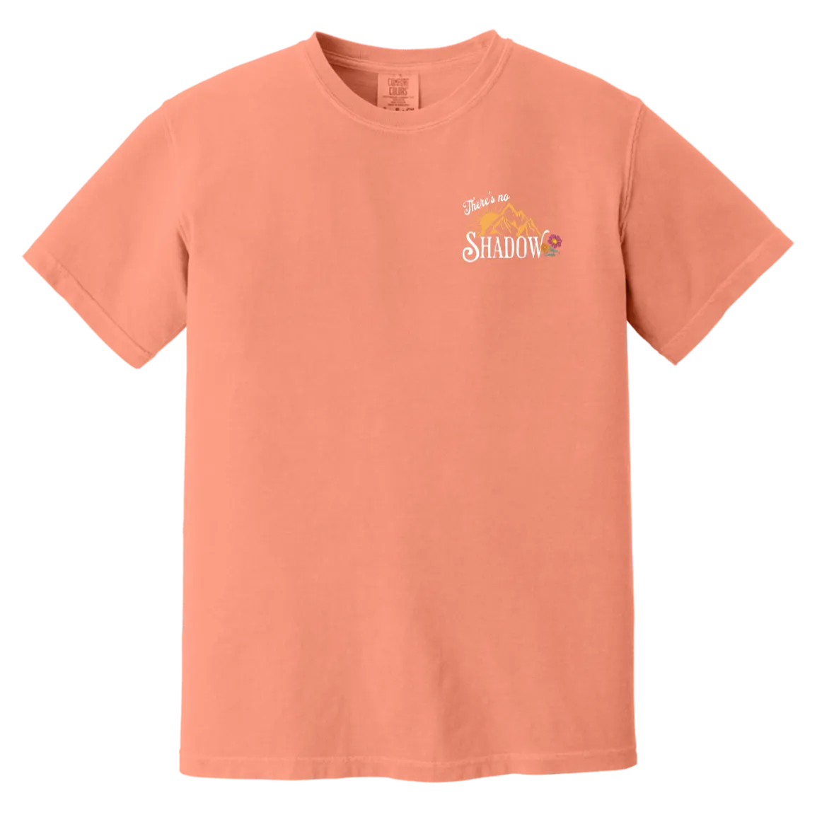 Reckless Love Flower Tee Front & Back- Christian Worship - Comfort Colors