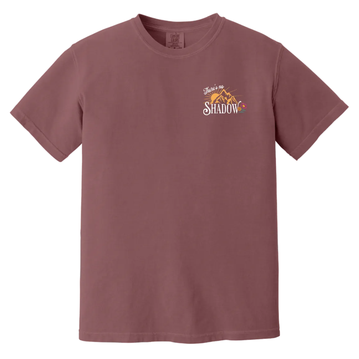 Reckless Love Flower Tee Front & Back- Christian Worship - Comfort Colors