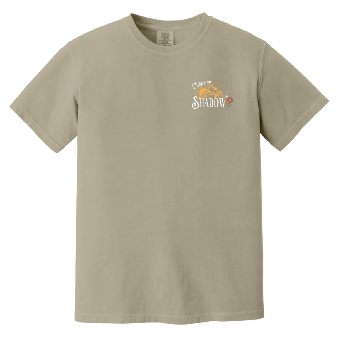 Reckless Love Flower Tee Front & Back- Christian Worship - Comfort Colors