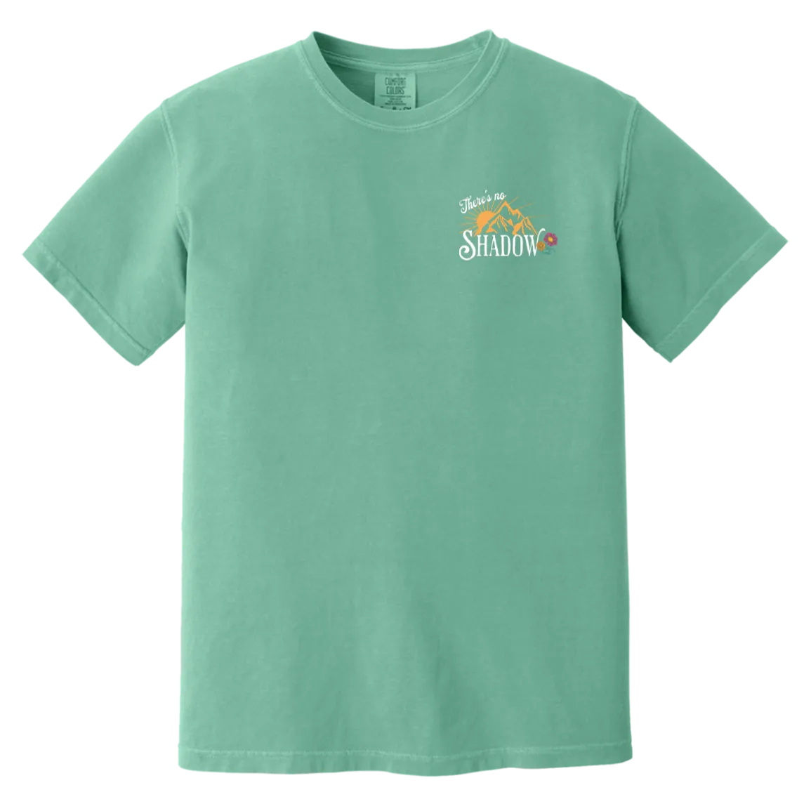 Reckless Love Flower Tee Front & Back- Christian Worship - Comfort Colors