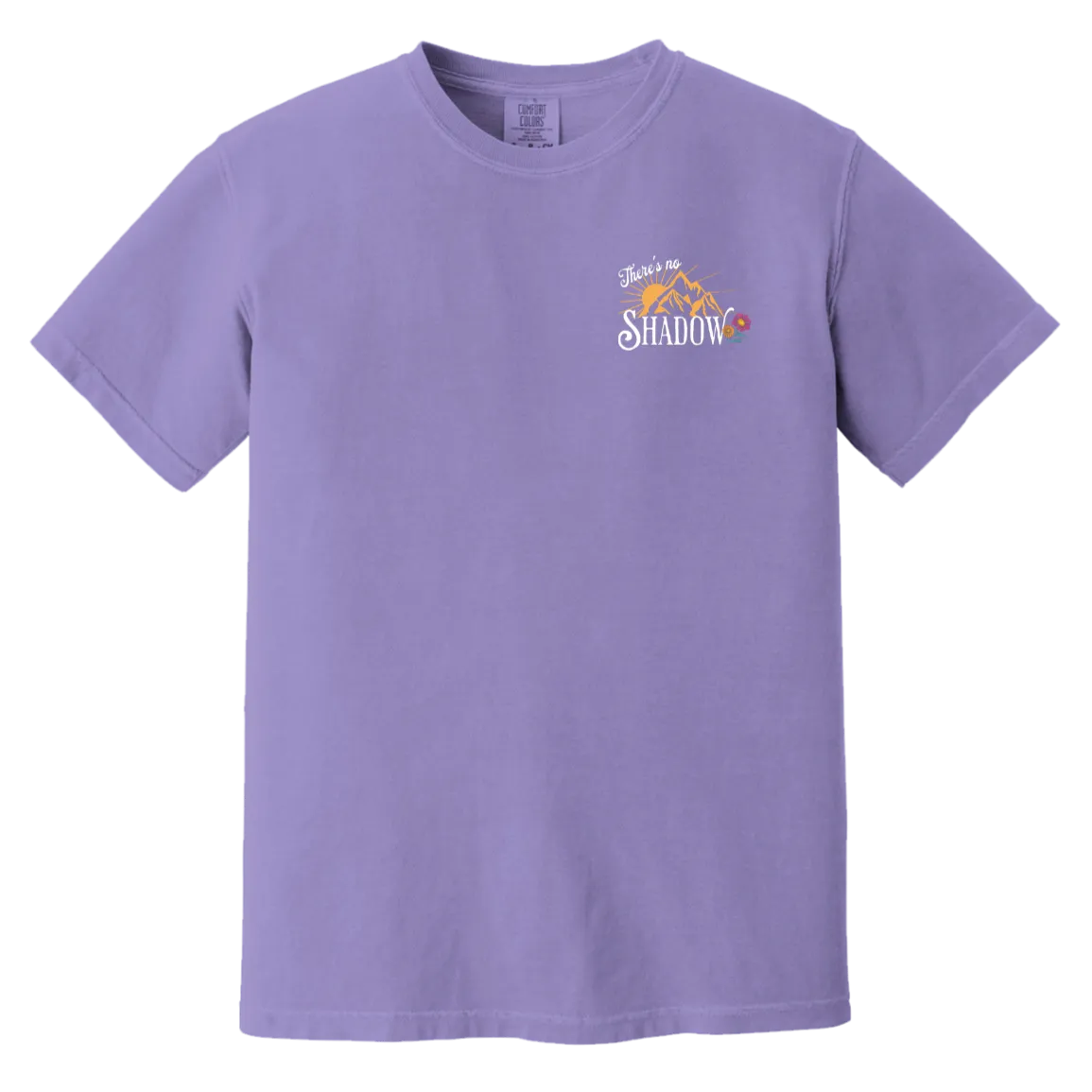 Reckless Love Flower Tee Front & Back- Christian Worship - Comfort Colors